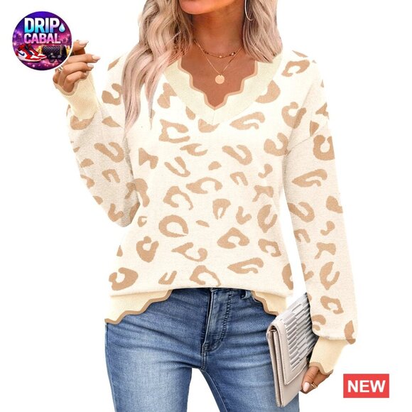Sweaters - V-Neck Ribbed Knit Pullover Sweater Lightweight Casual Dressy Work Top